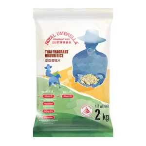 [Bundle of 2] Royal Umbrella Thai Fragrant Brown Rice (2kg)