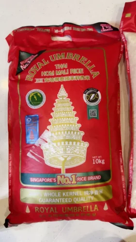 Royal Umbrella Thai Hom Mali Rice (10kg) photo review